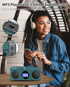 SEMIER built-in 2000mAh battery provides hours of portable entertainment