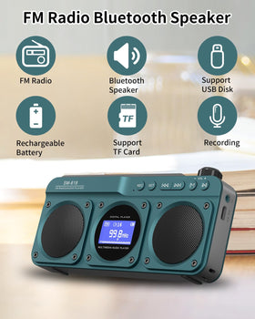 SEMIER Bluetooth speaker ready for quick pairing and wireless music anywhere