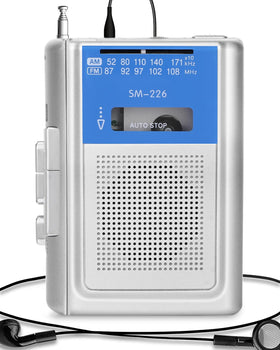 SEMIER front view showing cassette slot and controls, easy nostalgia playback