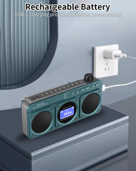 SEMIER LCD display for easy track and station reading