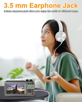 SEMIER playing video on 4.3-inch screen for on-the-go entertainment