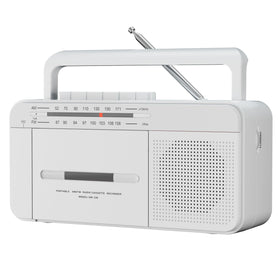 SEMIER portable cassette boombox front view showing compact design for home or outdoor listening
