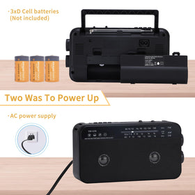 SEMIER radio battery compartment reveals 3-D cell power option for off-grid listening