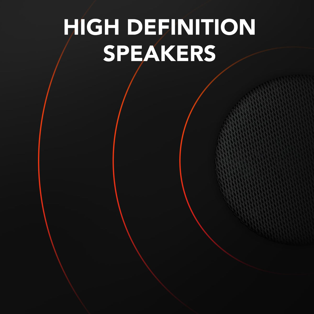 Sena 5R HD speaker detail highlighting clear audio for improved rider sound