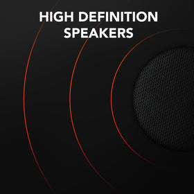 Sena 5R HD speaker detail highlighting clear audio for improved rider sound