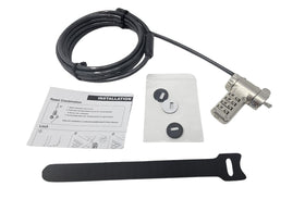 Sendt 6-foot combination cable secures laptops during travel.