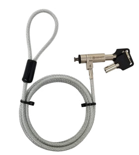 Sendt silver notebook lock for nano slots reduces theft risk and protects devices.