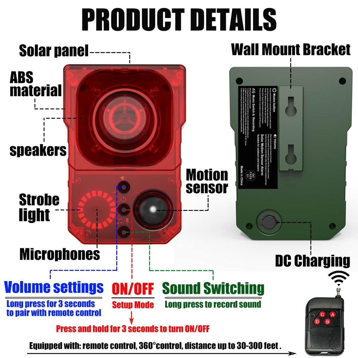 SENKEFEI SS outdoor unit mounted on wall for secure positioning.