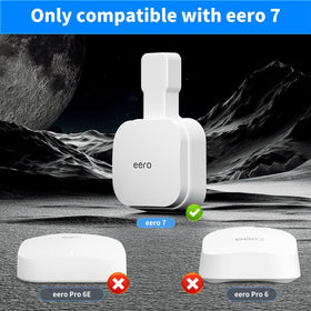 SENLEG eero 7 wall mount cable management keeps cords hidden and room neat.