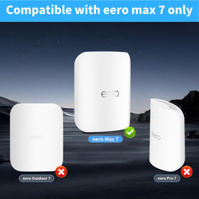 SENLEG eero Max 7 wall mount back view with secure hardware