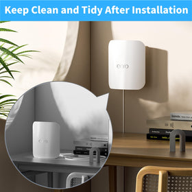 SENLEG eero Max 7 wall mount installation, two-screw setup in minutes.