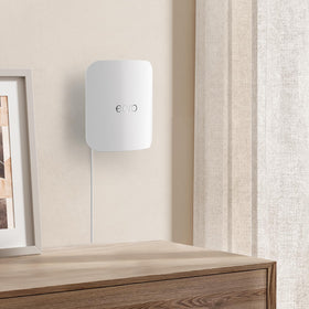 SENLEG eero Max 7 wall mount on-wall, saves desk space.