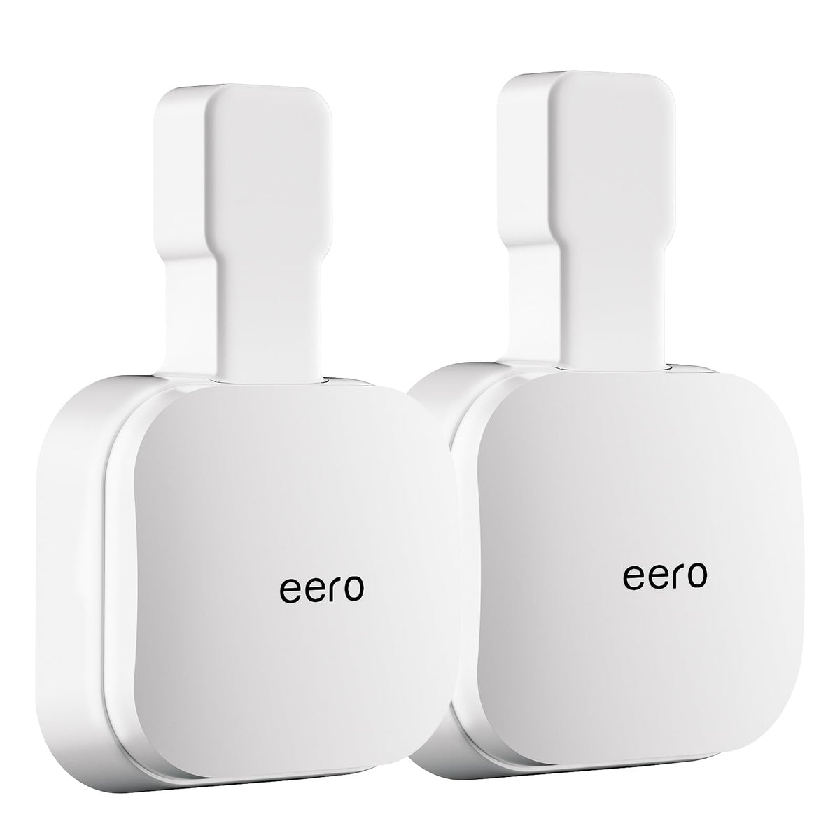 SENLEG eero Pro 6e wall mount front view showing secure placement and tidy cables.