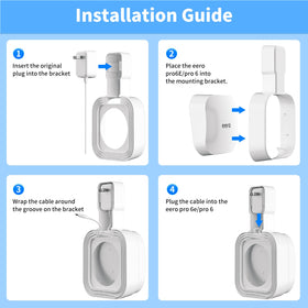 SENLEG eero Pro 6e wall mount pack of 2 for flexible setup.
