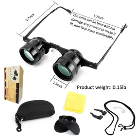 SENMONUS worn at an opera providing hands-free viewing benefit