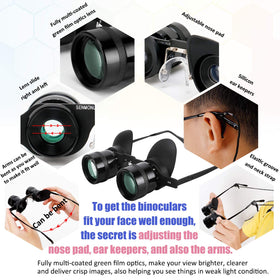 SENMONUS open hard case with cloth protecting optics during travel benefit