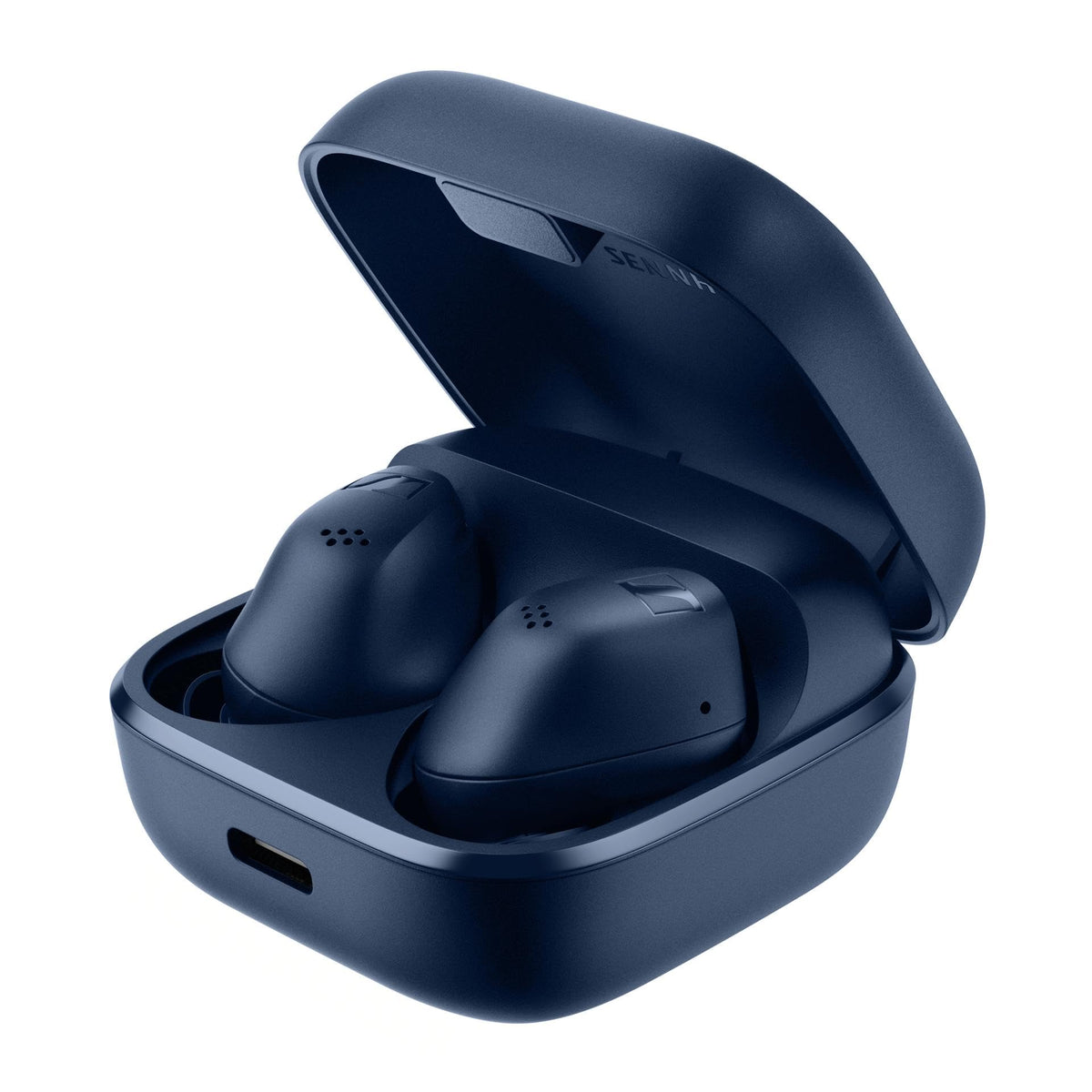Sennheiser Accentum Earbuds deliver crystal-clear sound with hybrid ANC for focused listening.