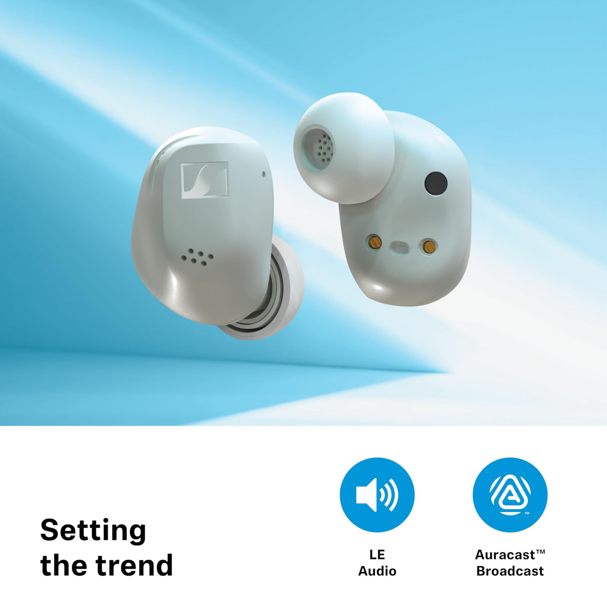 Sennheiser ACCENTUM earbuds with dual-mic system for clearer calls