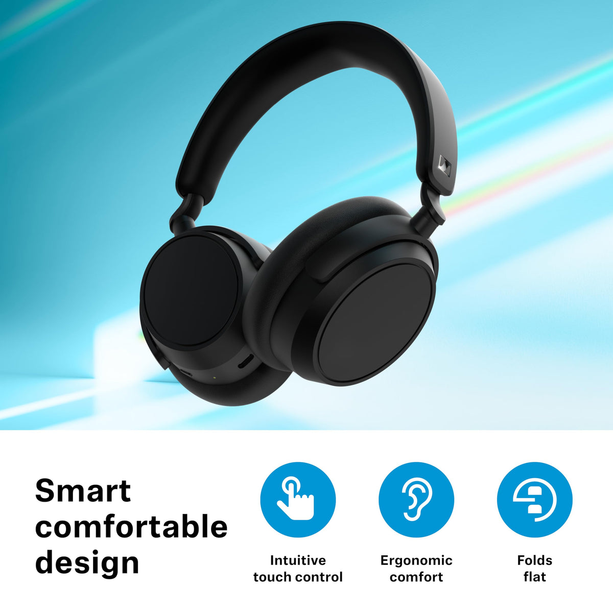 Sennheiser Accentum Plus lightweight frame for all-day comfort