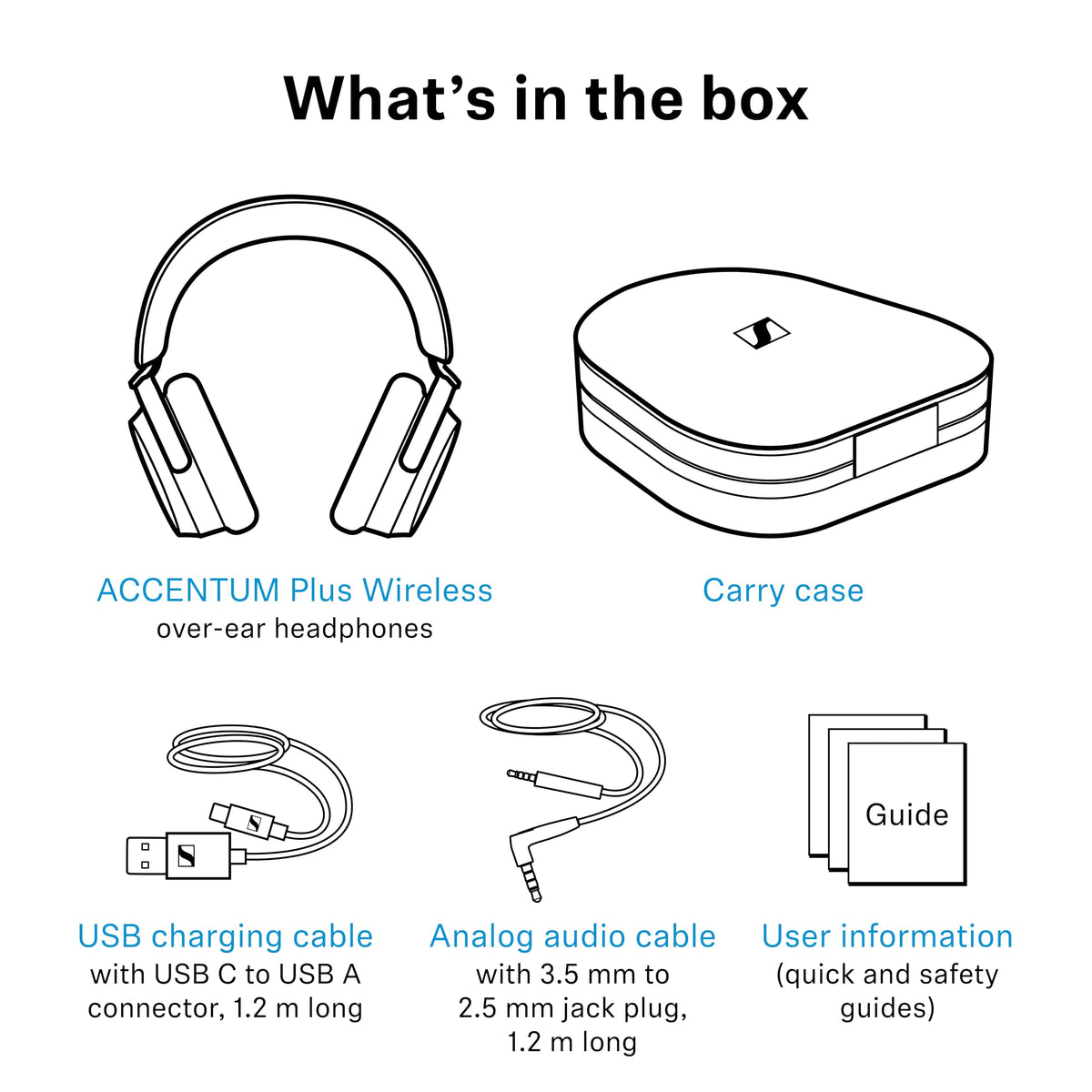 Sennheiser Accentum Plus travel-friendly design supports commutes and flights.