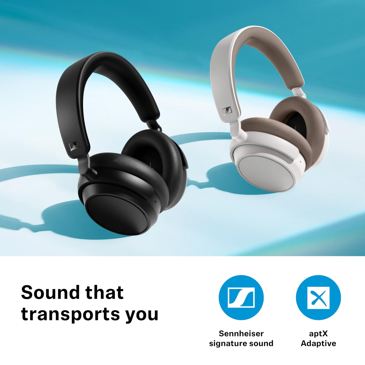 Sennheiser Accentum Plus voice customization interface shows listening preference