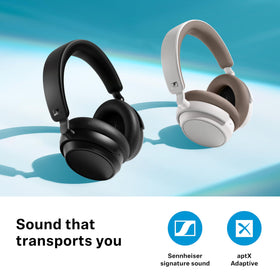 Sennheiser Accentum Plus voice customization interface shows listening preference