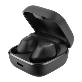Sennheiser Accentum case image showing secure storage and charging convenience