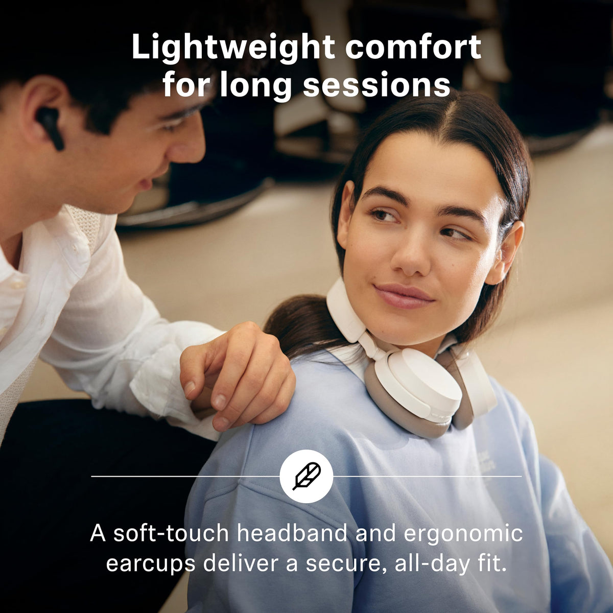 Sennheiser Accentum headphones charging with USB-C for fast top-ups
