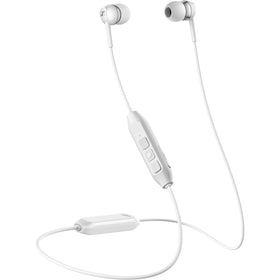 Sennheiser CX 150BT close-up in ear demonstrating secure fit and noise isolation