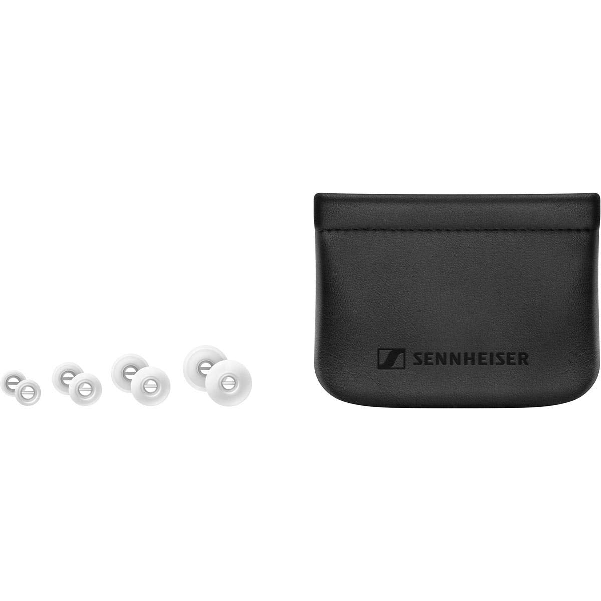 Sennheiser CX 300S in-ear fit on model demonstrating comfort and secure noise isolation