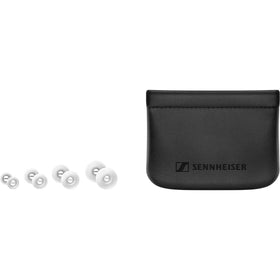Sennheiser CX 300S in-ear fit on model demonstrating comfort and secure noise isolation