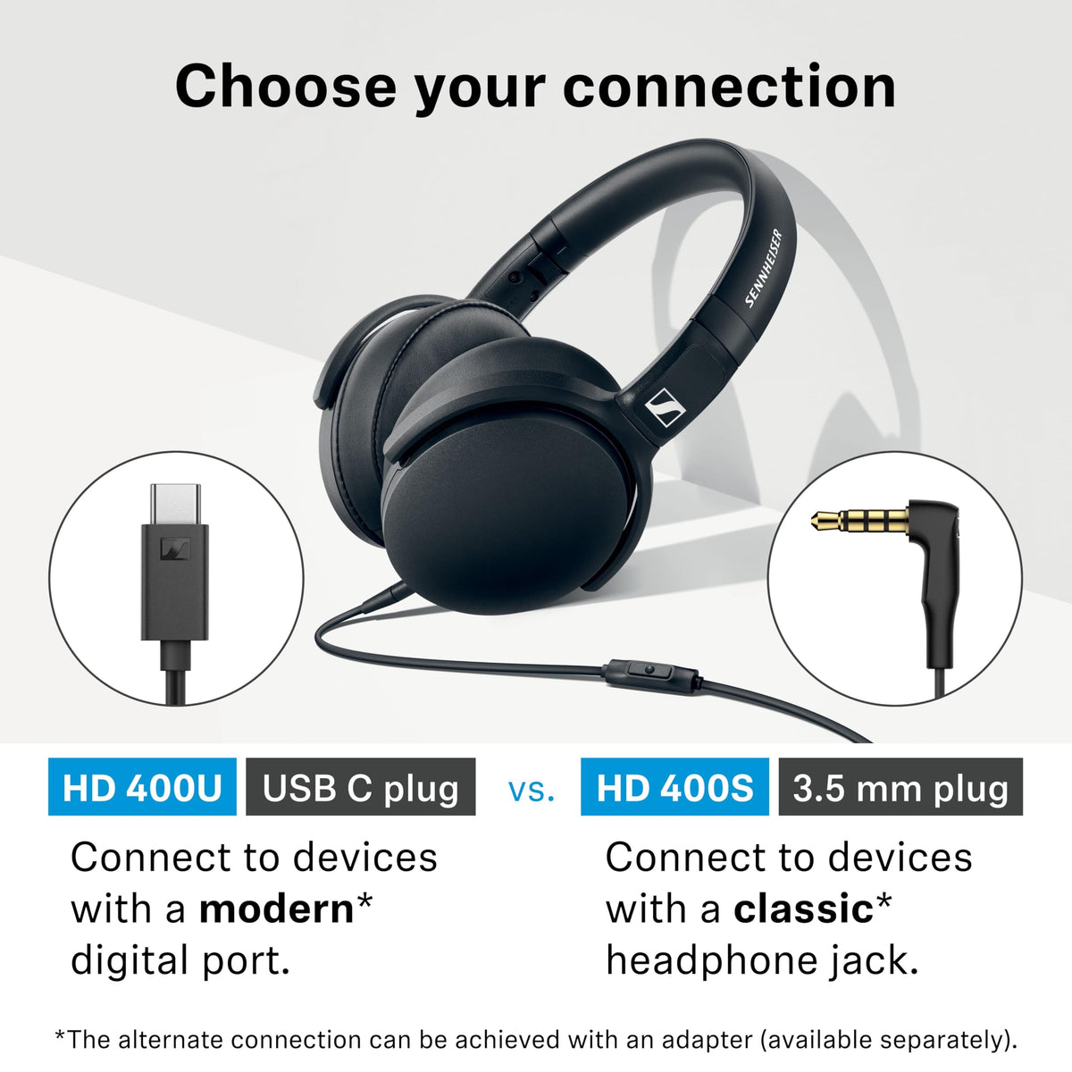Sennheiser HD 400U delivers detailed wired sound.