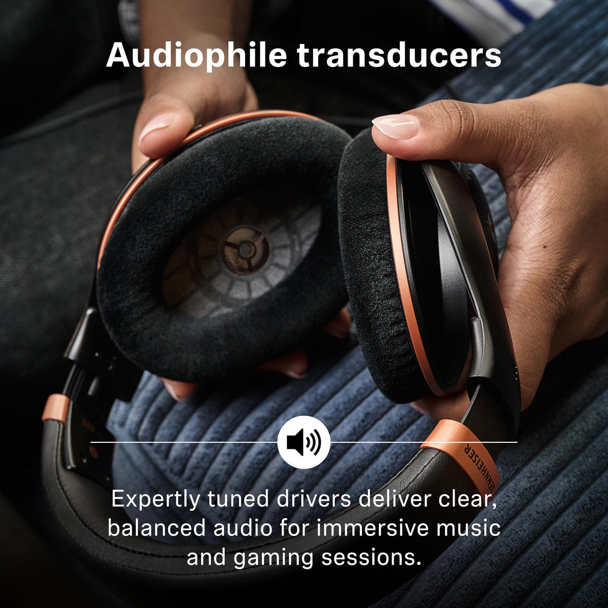 Sennheiser HD 505 copper edition 3.5mm plug for universal compatibility