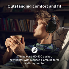 Sennheiser HD 505 copper edition lightweight headband reduces clamping pressure
