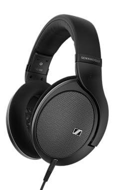Sennheiser HD 550 front view highlighting lightweight, comfortable design for long sessions.