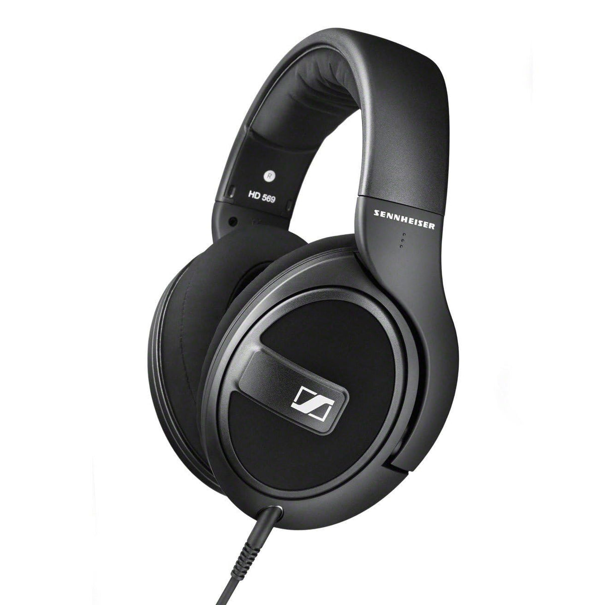 Sennheiser HD 569 earcups for comfortable all-day listening.