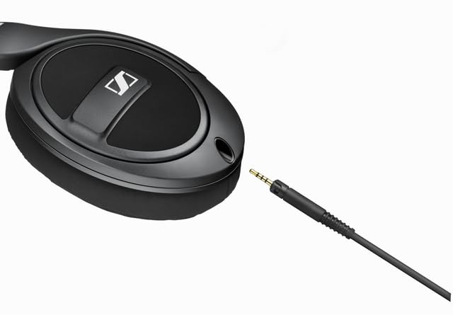 Sennheiser HD 569 in-line microphone enables hands-free calls.