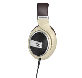 HD 599 ivory headband detail with brown stitching and matte accents