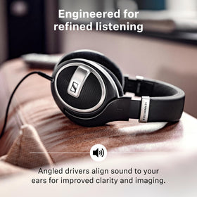 Sennheiser HD 599 SE plush velour ear pads for comfort
