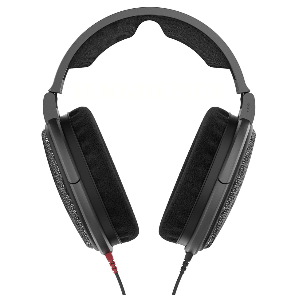 Sennheiser HD 600 open-back headphones front view for natural sound