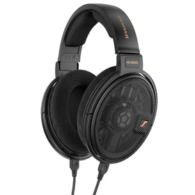 Sennheiser HD 660S2 open-back headphones close-up showing premium build and comfort.