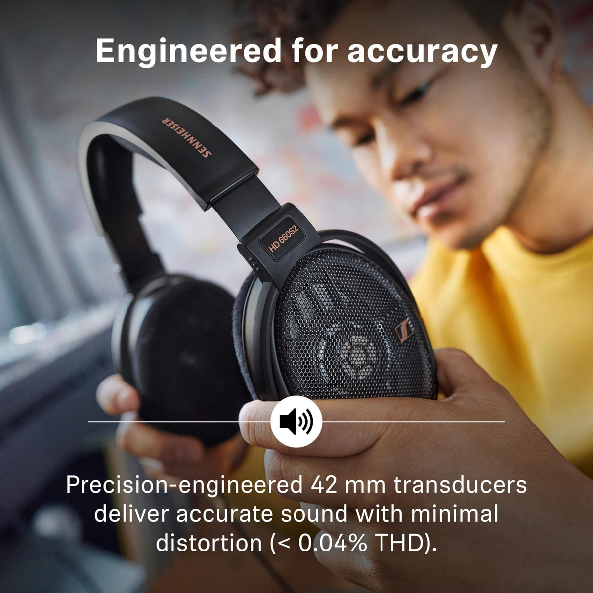 Sennheiser HD 660S2 connected to PC setup for immersive audio.