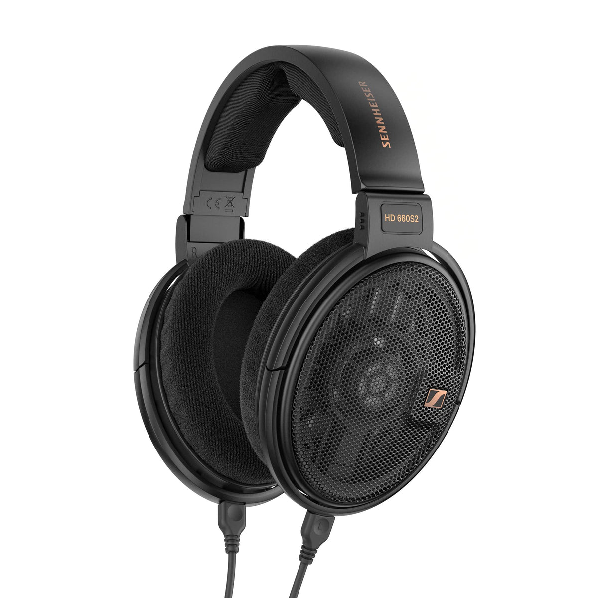Sennheiser HD 660S2 side view shows renewed build and open-back comfort.