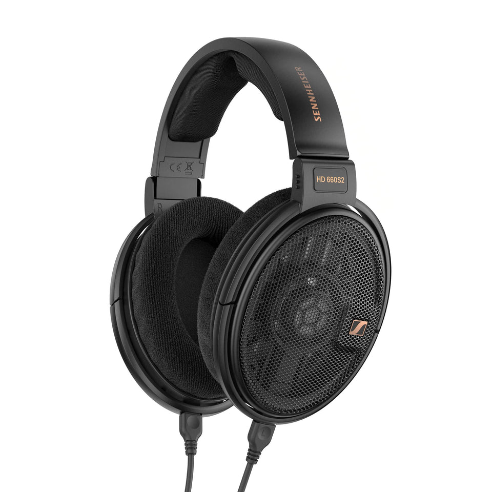Sennheiser HD 660S2 side view shows renewed build and open-back comfort.