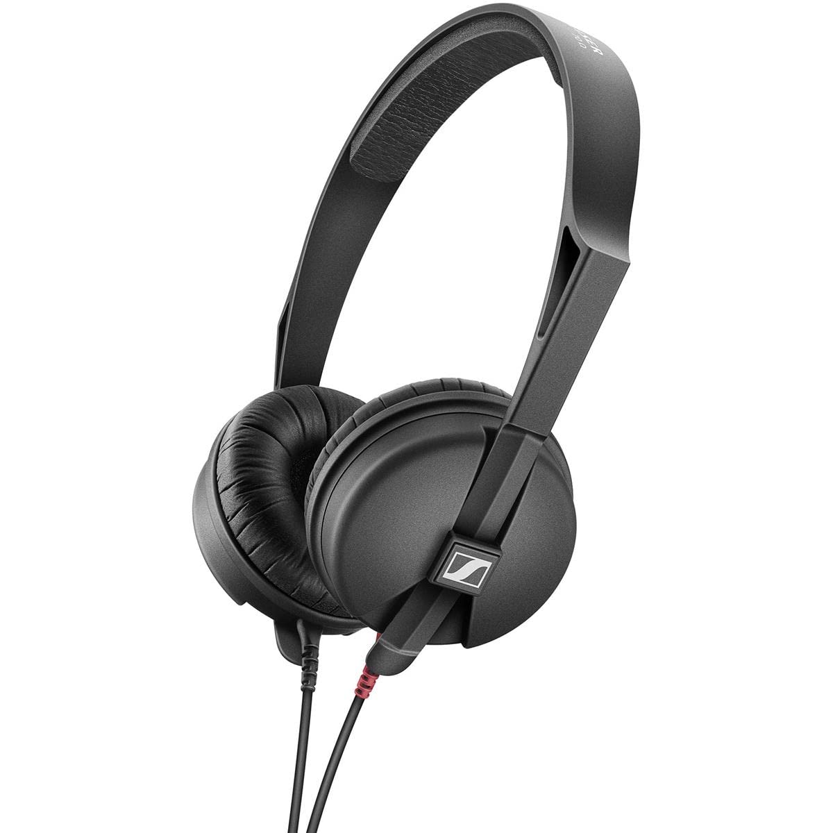 Sennheiser HD 25 LIGHT side view design ideal for portable DJ setups.