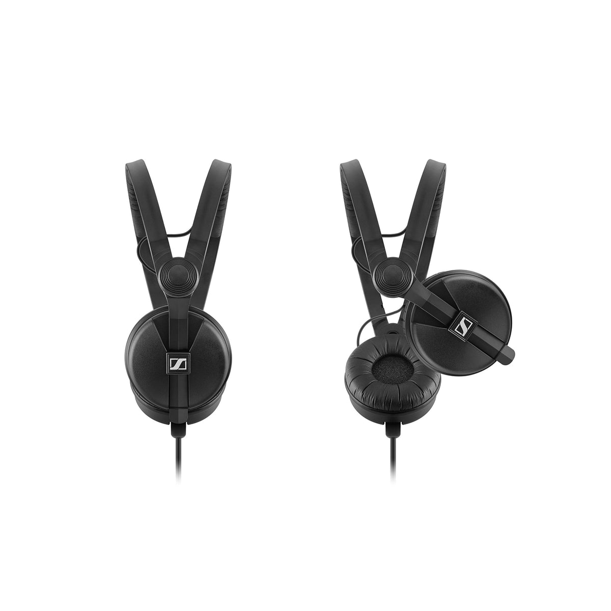 Sennheiser HD 25 Plus rotatable capsule supports convenient single-ear listening.