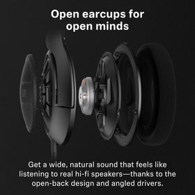 Complete package includes headphones, cables, adapters, and quick-start guide