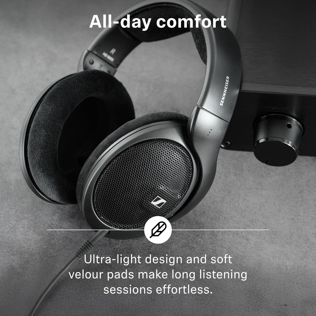 Gaming-ready Sennheiser HD 560S delivering precise audio cues