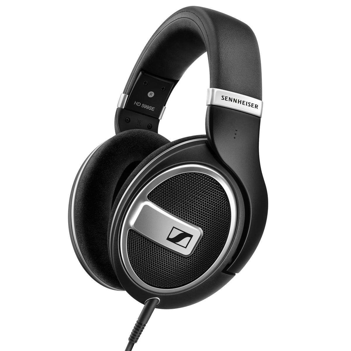 Sennheiser HD 599 front view showing open-back design for natural sound