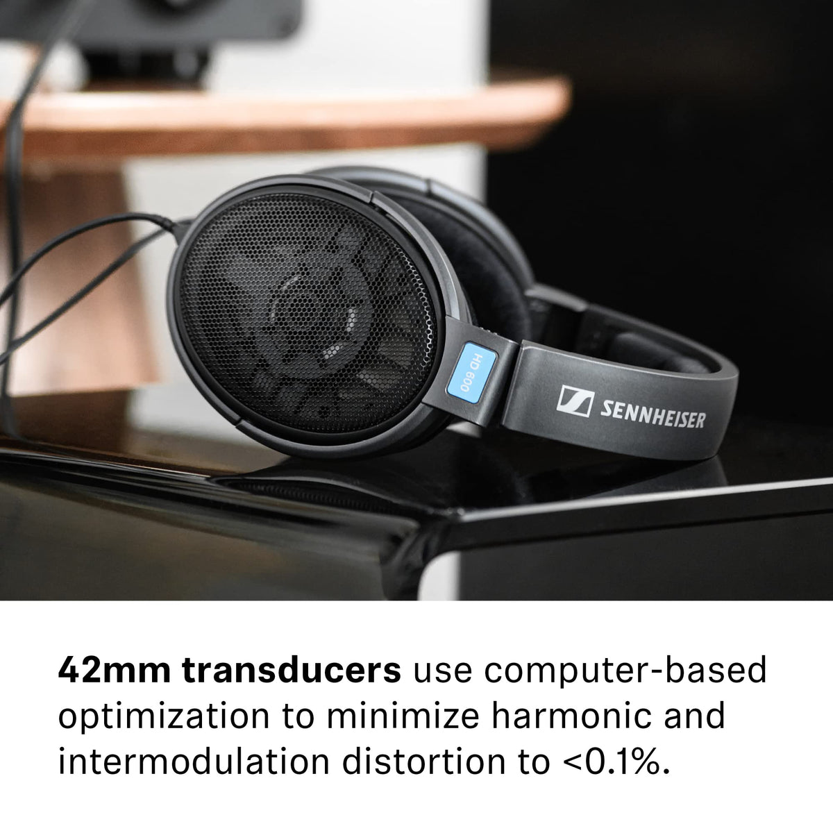 Sennheiser HD 600 neodymium-magnets enable efficient, responsive playback across genres